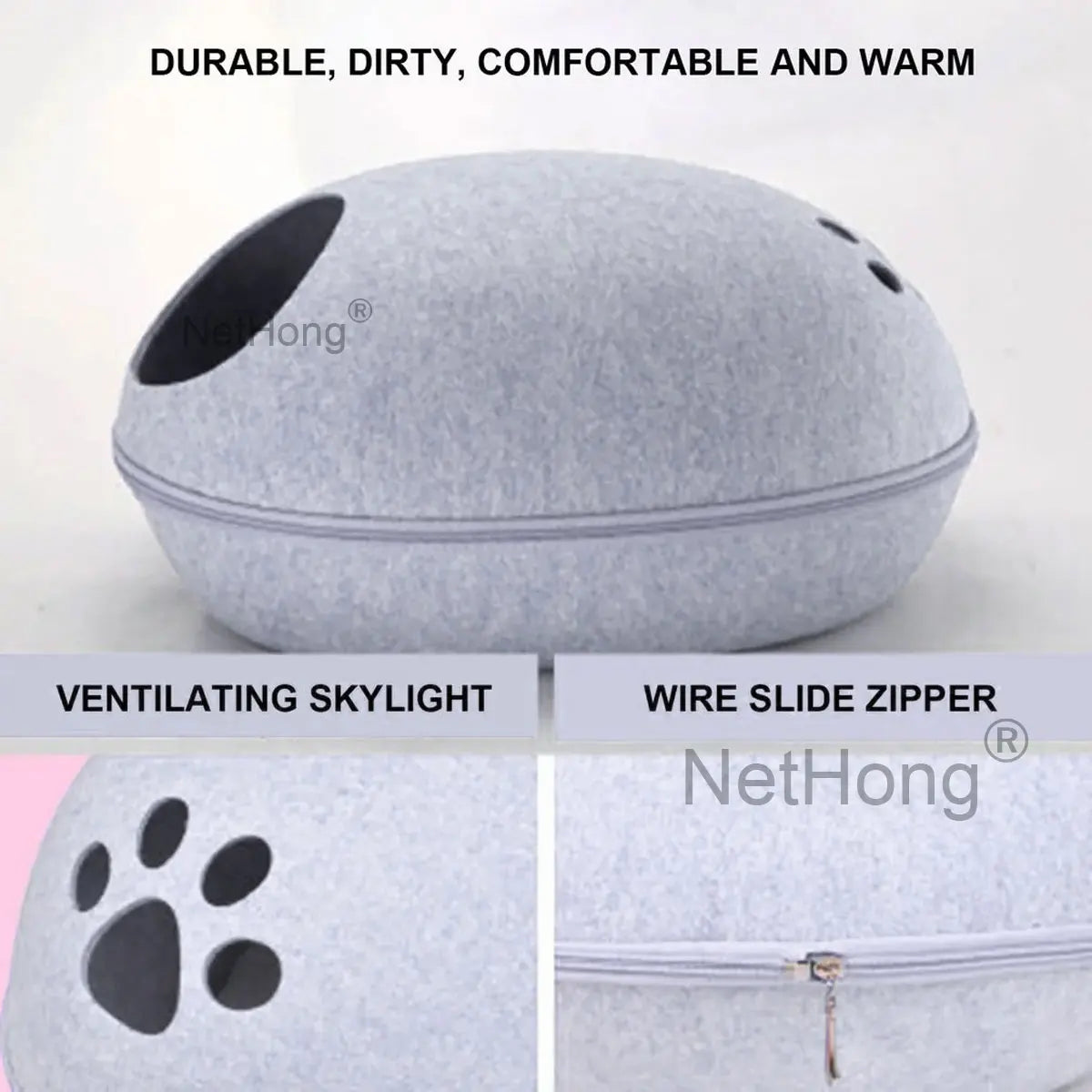 Cozy Cat Bed Home Removable Pet House for Cats Breathable Puppy Cat Kedi Malzemeleri kattenmand Cats Products for Pets Supplies