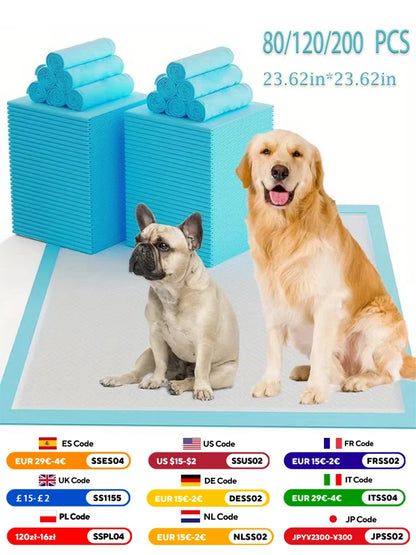 Dog Pee Pad, Puppy Potty Training Pet Pads Dog Pads Extra Large Disposable Super Absorbent & Leak-Free Pee Pads