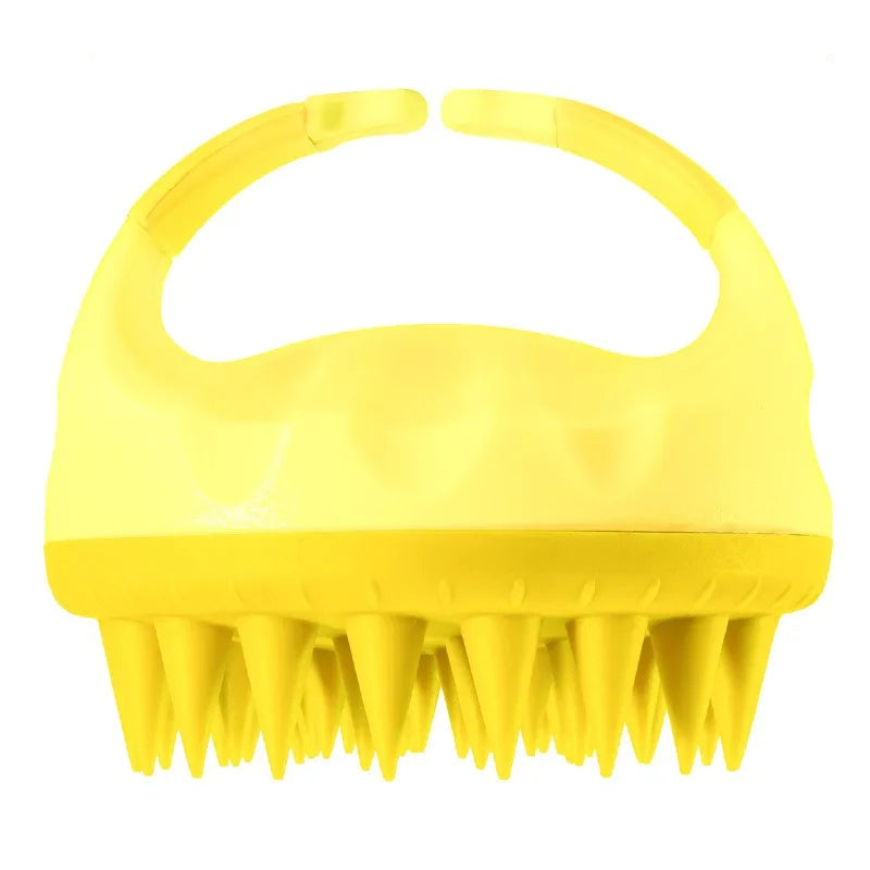 Scalp Scrubber Shampoo Brush Massager Clean Scalp Comb With Handle Hair Washing Brush Scalp Exfoliator Brush Head Scrubber Tools