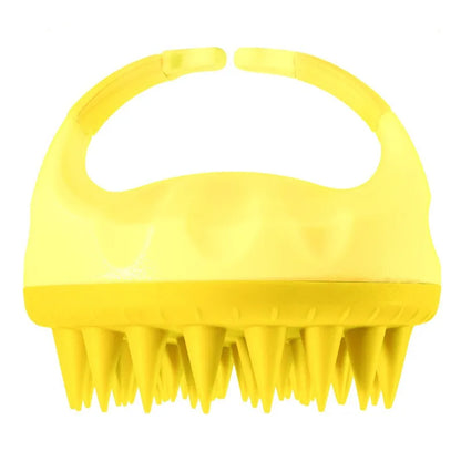 Scalp Scrubber Shampoo Brush Massager Clean Scalp Comb With Handle Hair Washing Brush Scalp Exfoliator Brush Head Scrubber Tools