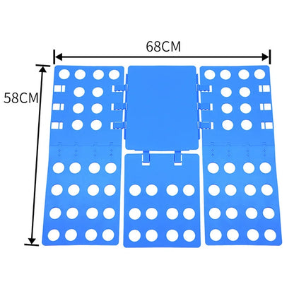 Plastic Clothes Folding Board Easy and Fast Kids Laundry Folder Shirt Folding Board Home Storage Tool for Kid Children Adults