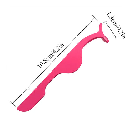 Tweezers For False Eyelashes Solid Color Eyelash Extension Clip Professional Lash Extension Tweezers Beauty Makeup Tools