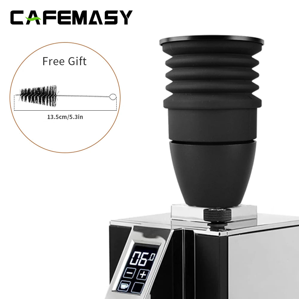 Coffee Bean Grinder Aluminum Single Dose Hopper Coffee Grinder Bean Bin BlowCleaning Tools For Eureka Mignon Grinder Accessories