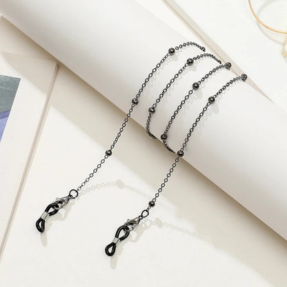 Sunglasses Masking Chains For Women Acrylic Pearl Crystal Eyeglasses Chains Lanyard Glass New Fashion Jewelry Wholesale