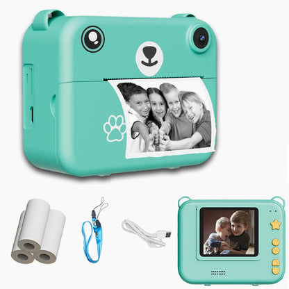 Digital Children Camera Photography Instant Print Camera 1080P HD Video Recorder Mini Thermal Printer Educational Birthday Gifts