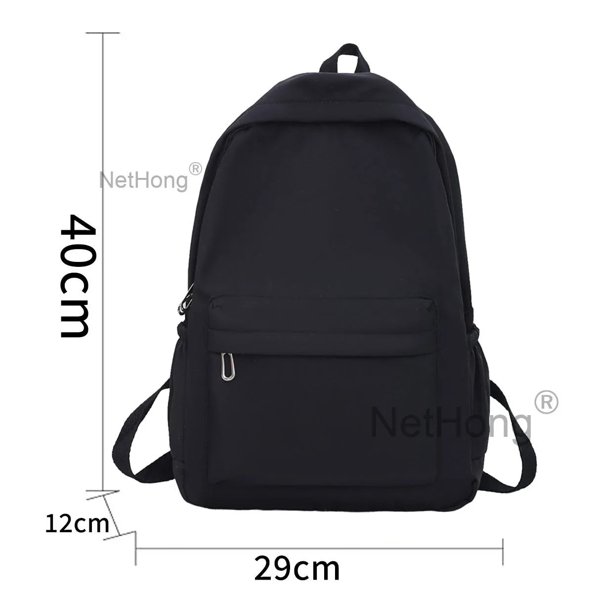 Girls Boys School Bag Rucksack Backpack for Laptop/Travel/Work Plain Bag New~