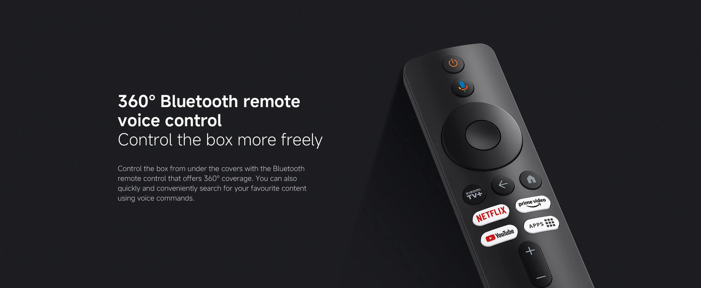 Global Version Xiaomi TV Box S 3rd Gen 4K Ultra HD 2G 32G WiFi BT5.2 Google TV Cast Netflix Smart TV Box Media Player 2025