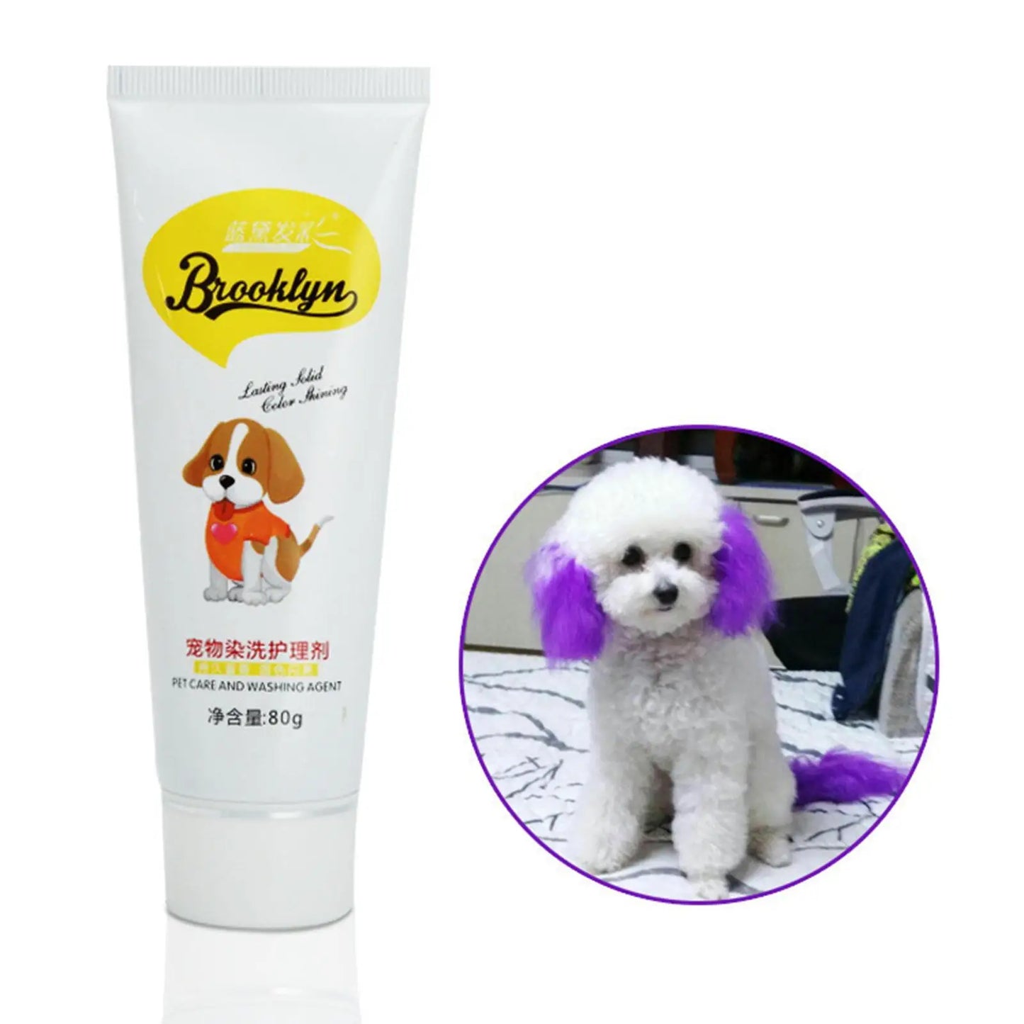 Dog Hair Dye Safely Grooming Lightweight Pet Care Professional Hair Dye Coloring