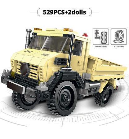 ZKZC Technical Off-road Racing Vehicle Truck Car Model Building Blocks City Monster Trucks Bricks Toys For Children Gift