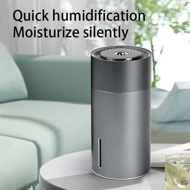 LED Light Aromatherapy Machine Humidifier Diffuser for Car Small Air Humidification Home and Bedroom Big Spray 260ml