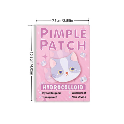 600pieces of cartoon cat acne patches, facial acne patches, concealer acne patches, and pimples patches. Ultra-thin and breathab