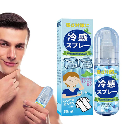 Cooling Spray Outdoor Sun Protection And Cooling Spray Cooling Spray Students Summer An Excellent Anti-Heat And Cooling Solution