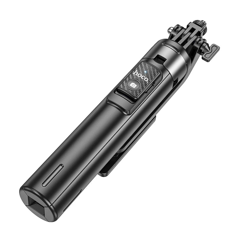 HOCO K21 Aluminum Alloy Live Broadcast Holder Wireless Selfie Stick with Bluetooth Remote Extendable Tripod Support PTZ Function