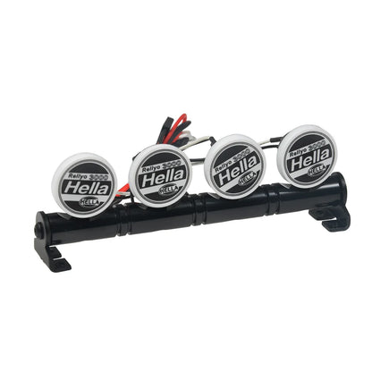 MIBIDAO 2/4LED RC Car Roof Light Round Lamp Spotlight For 1/10 Axial SCX10 II 90046 TRX4 Tamiya CC01 D90 D110