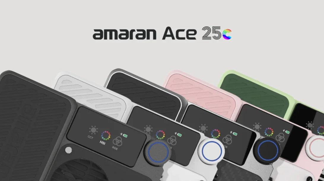 amaran Ace 25c Pocket RGBWW LED Light Full-Color Mini Video Light 2300K-10000K 4500mAh Battery with PD Fast Charging for TikTok