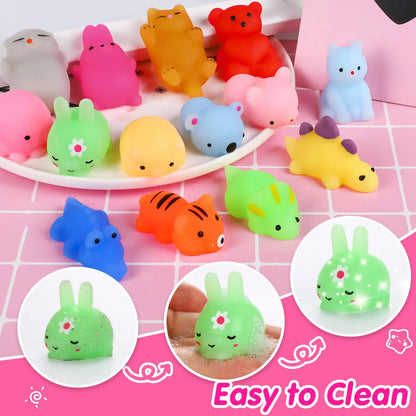 10/20/40 Mochi Squishy Toys Mini Kawaii Squishy Party Favors for Kids Treasure Toys for Classroom Prizes Fidget Toys Goodie Bag