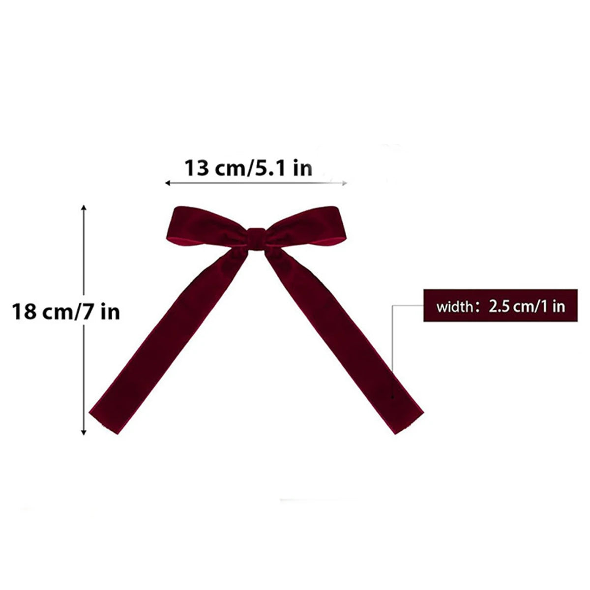 18*13CMChristmas Ribbon Bows Set Christmas Tree Decorations Gift Wrapping Bows