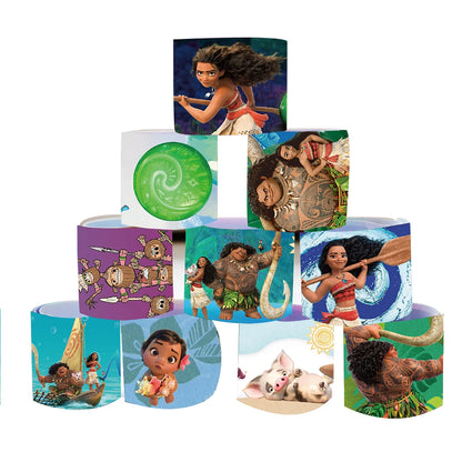 Moana 2 Slap Bracelets Party Favor Snap Bracelets Birthday Gifts for Kids Gifts Goodie Bag Fillers Classroom Rewards Party Suppl
