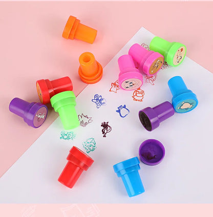 Pokemon Stamps Party Favors Pikachu Seal Stamps for Kids Classroom School Rewards Prizes Goodie Bag Gifts Birthday Party Gifts