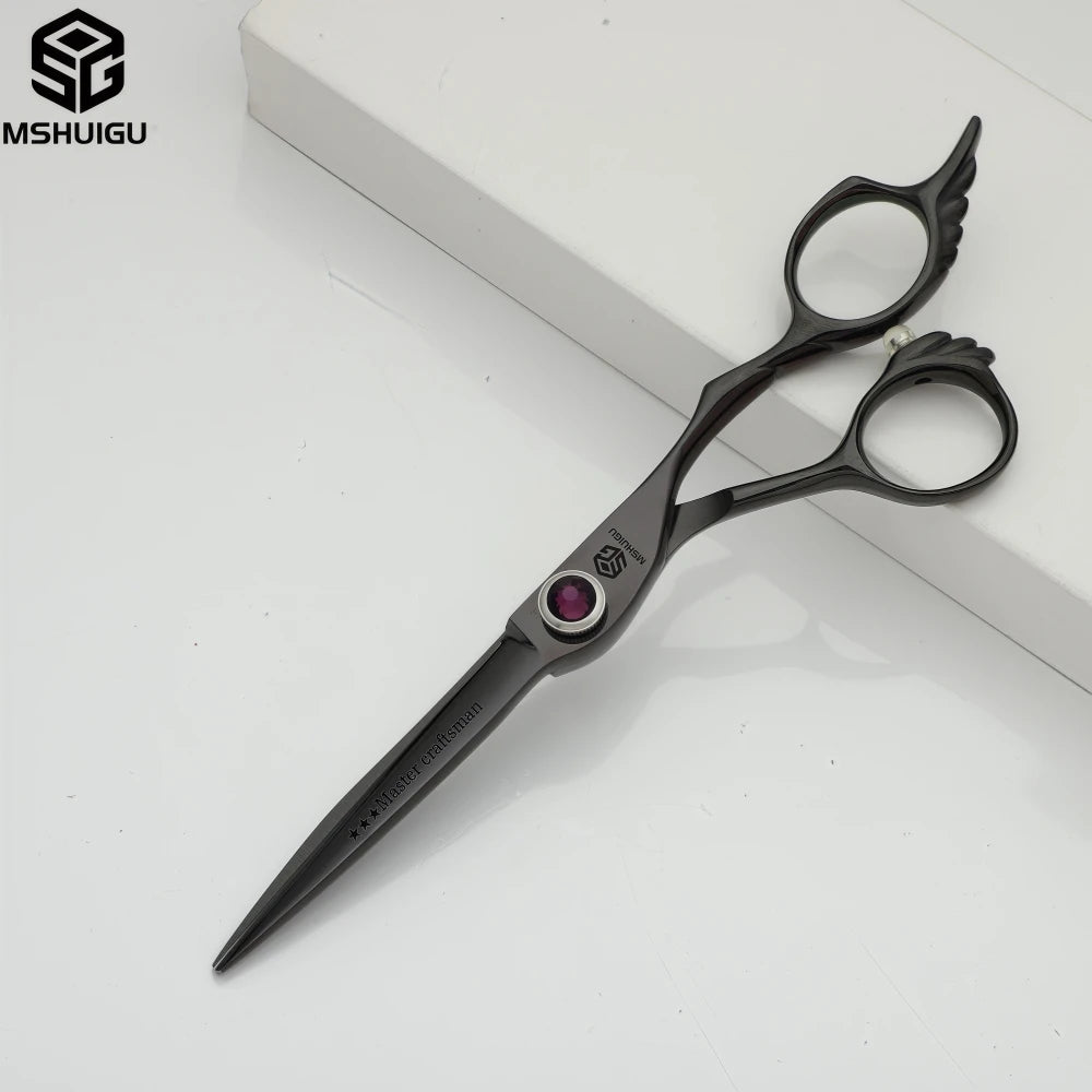 MSHUIGU professional barber Small size scissors 440C 5-5.5-6inch Multifunctional thinning shears Salon Tool Accessories