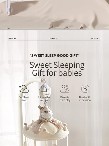 Banshili Music Bed Bell Baby Mobile Cute Cartoon Soothing Boys and Girls Toys Baby Mobile for Crib Baby