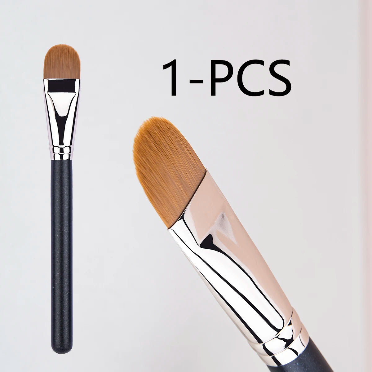 Ultra Thin Foundation Brush Lightweight and Thin Face Contour Brush Flat Contour Brush Blending Foundation Cream Makeup Brushes