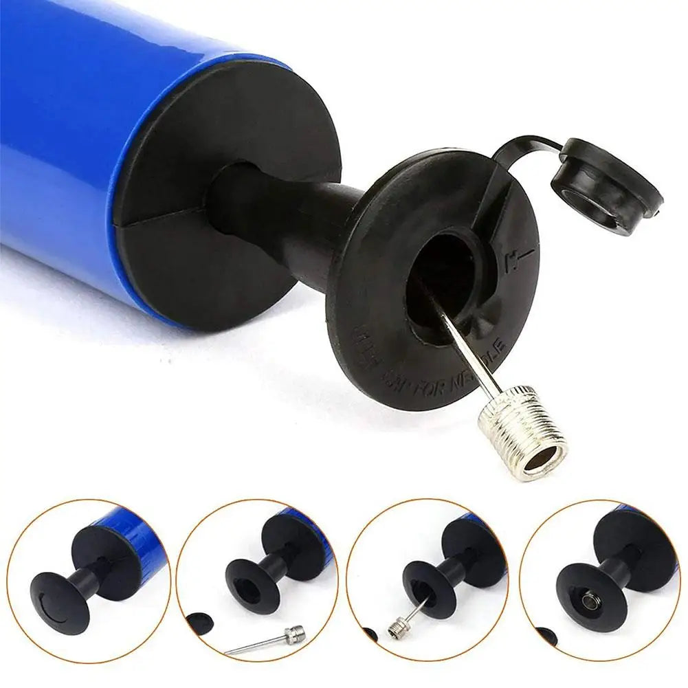Flexible Hose Ball Pump Hand Pump Inflator Portable Basketball Pump Football Inflating with Pump Volleyball Hose Push Air