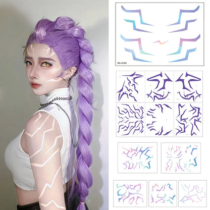 Kpop Demon Hunter Birthday Huntrix Kpop Warrior Costume Birthday Hair Accessiorie Party Gifts Rumi Mira Favors Hair Accessiories