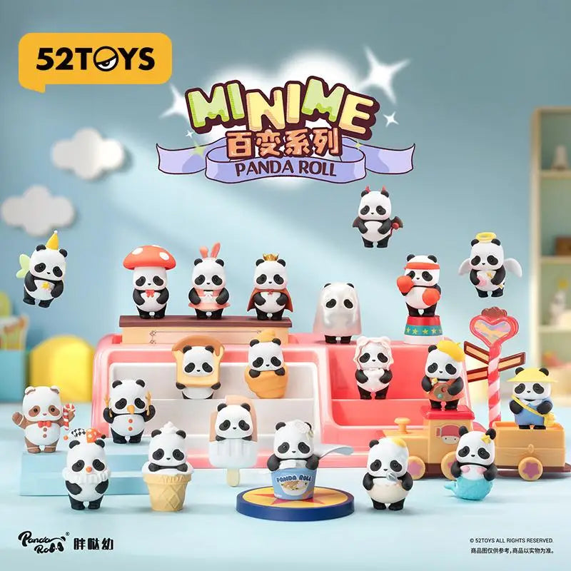 Genuine 52toys PandaRoll Fat Baby Minimum Versatile Series Blind Box Mini Cute Grain Trendy Play Girl Birthday Desktop Gift