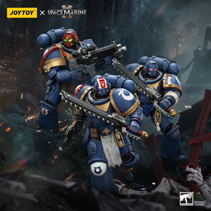JOYTOY 1/18 Actionfigur 40K Ultramarines Lieutenant Titus Sergeant Gadriel Brother Chairon – Sammleredition