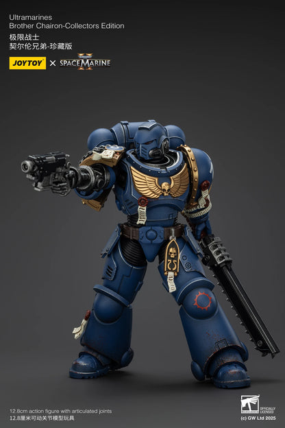 JOYTOY 1/18 Actionfigur 40K Ultramarines Lieutenant Titus Sergeant Gadriel Brother Chairon – Sammleredition