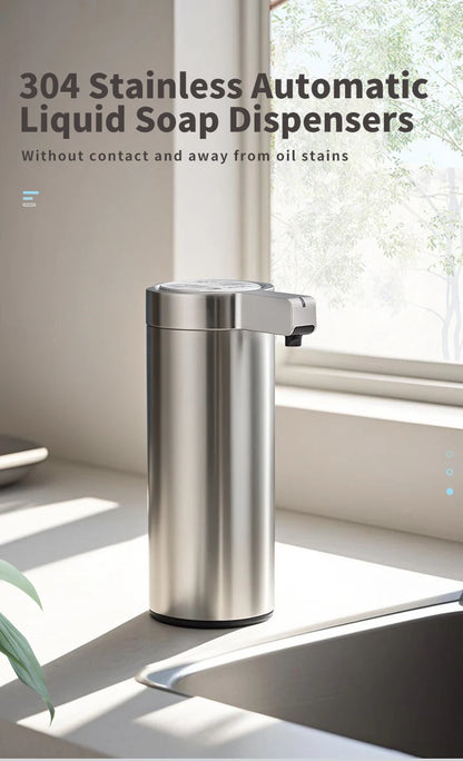 Kitchen Soap Machine Automatic Sensor Out of Hand Sanitizer Smart Electric Body Wash Soap Dispenser 304 Stainless Steel