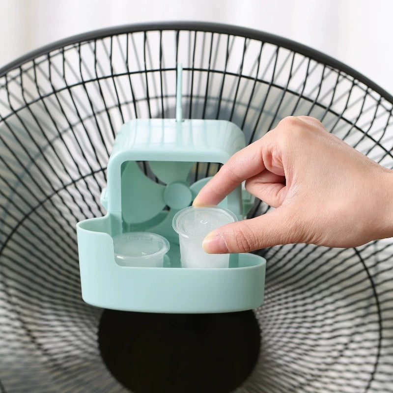 Summer Cooling Artifact Electric Fan Cooling Household Floor Fan Desktop Fan Clip-on Ice Cube