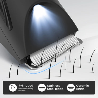 Sejoy 6 In 1 Body Hair Trimmer Kit Electric Beard Shaver Men&Women Nose Hair Trimmer Eyebrow Razor Portable Body Shaver IPX5