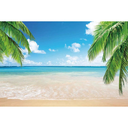 MOON.QG Tropical Summer Beach Background Photography Sunset Ocean Backdrop Newborn Photozone Wedding Accessories Shooting Props
