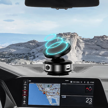 Car Magnetic Vacuum Adsorption Bracket 360 Degree Rotating Aluminum Alloy Mobile Phone Holder For 4.7-inch Or Above Smartphones