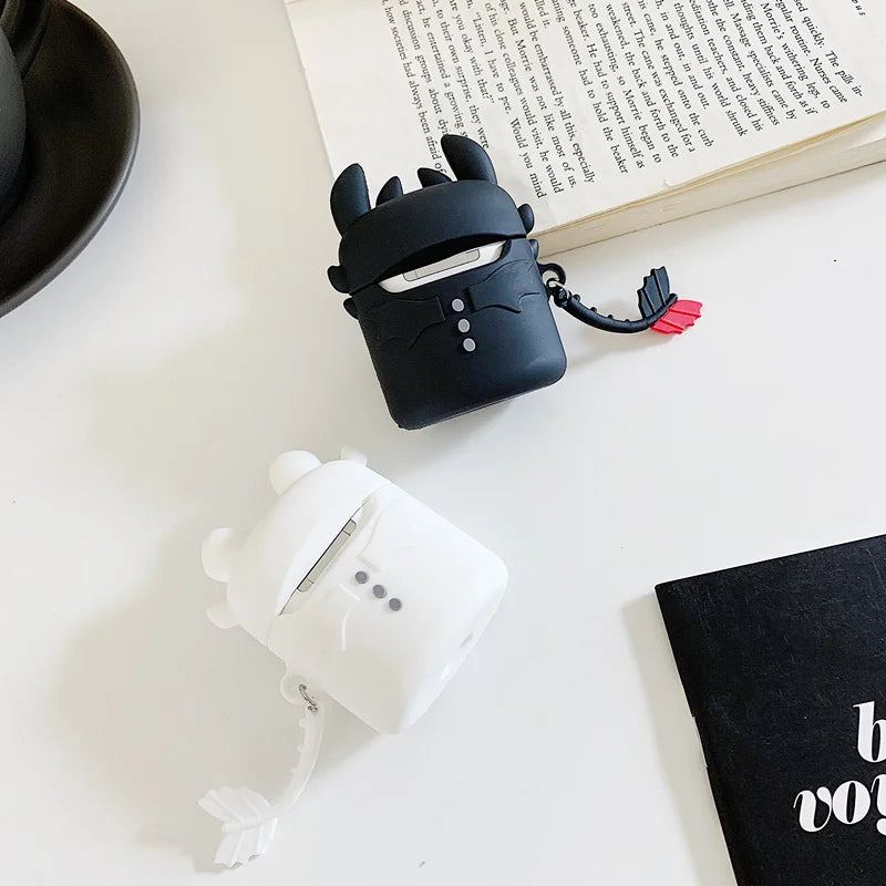 Dragon For Airpods 1 2 3 4 Pro Pro 2 Pro 3 Cute Silicone Earphone Case Accessories Cover