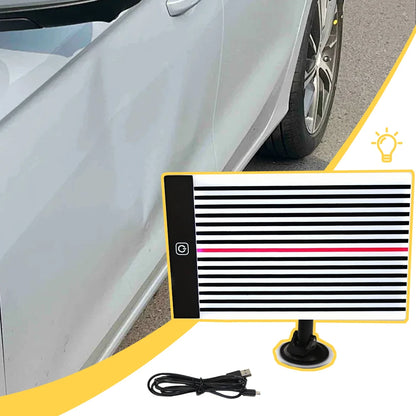 LED Reflector Line Board Light with USB Line Paintless Dent Repair Tool Car Body Dents Light Reflector Car Repair Accessory