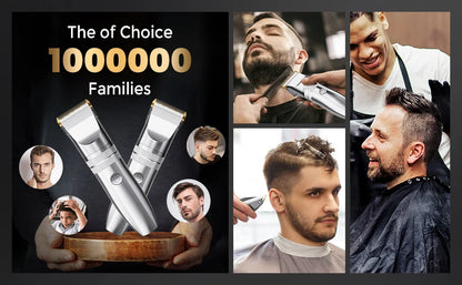 Sejoy Professional Hair Clippers for Men Rechargeable Beard Trimmer Cordless Barber Clippers for Hair Cutting Grooming
