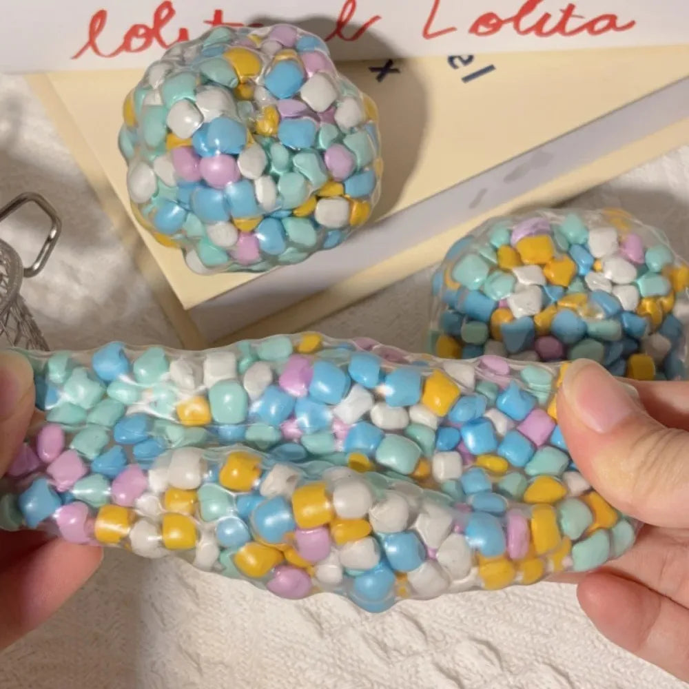 Squishy Dopamine Stress Ball Sensory Toys for Adults Kids, Anxiety Relief Fidget Toys, Squeeze Balls for ADHD Autism Focus