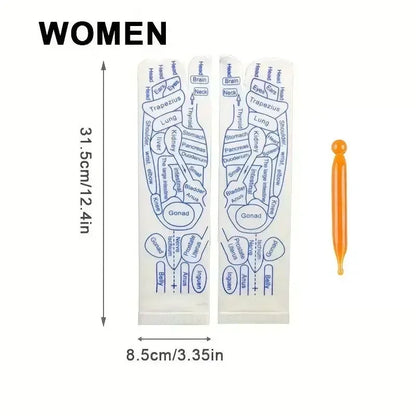 1 Set Socks Acupressure Foot Care Massage Relieve Tired Feet Massager Reflexology Socks Foot Acupoint Massage Tool Physiotherapy