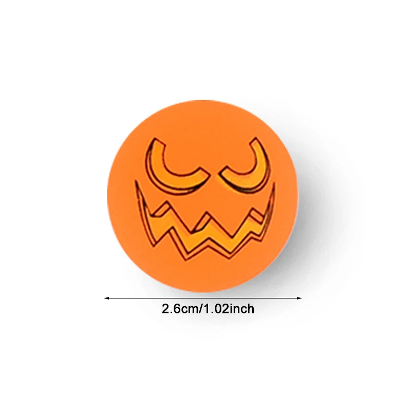 Halloween Glow in the Dark Bouncing Balls - Party Favors & Trick or Treat Gifts for Kids (10-100 Pack)