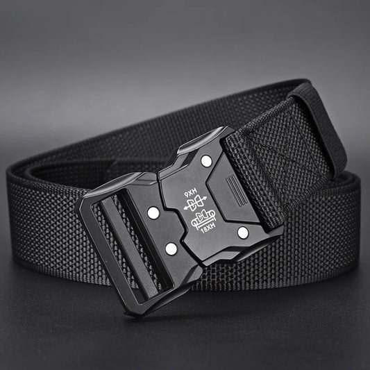 Men Belt Army Outdoor Hunting Tactical Multi Function Combat Survival High Quality Marine Corps Canvas For Nylon Male Luxury
