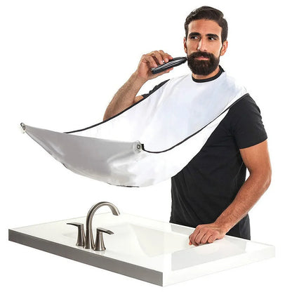 Men's Bathroom Shaving Aprons Beard Shaving Apron Care Bib Face Shaved Hair Adult Bibs Shaver Cleaning Hairdresser
