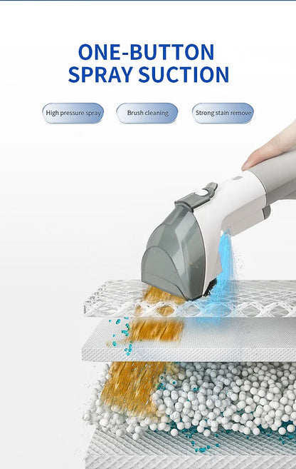 Fabric Cleaning Machine Wired Multifunctional Jet Suction All-in-One Carpet Curtain Sofa Cleaning Machine Household Vacuum Clean