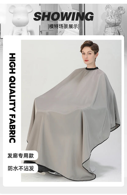 Plus Salon Professional Haircut Shawl Snap Waterproof Hairdresser Hairdressing Apron Barber Hair Cutting Dye Hair Styling Capes
