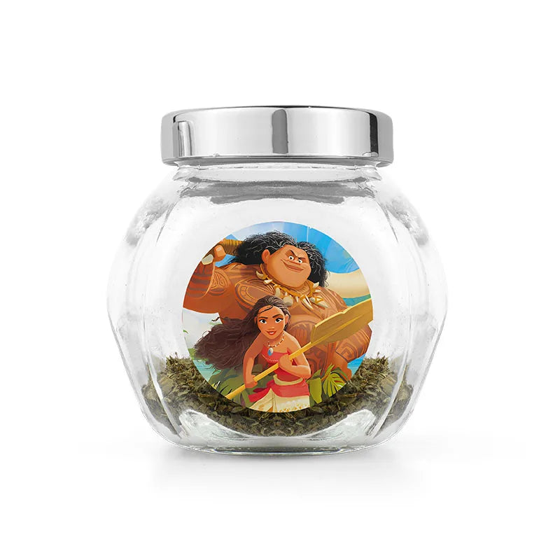 Disney Moana Round Stickers Water Bottles Stickers Label for Luggage Laptop Trendy Sticker Kids Birthday Party Supply Gift Decor