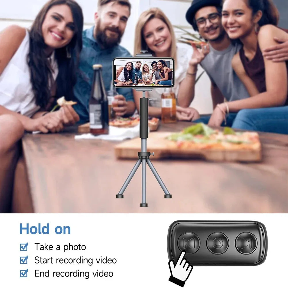 TikTok Mobile Phone Bluetooth Photo Recording E-book Kindl Novel Page Turning Remote Control Smart Rings