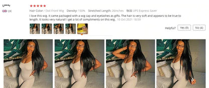 Straight 13x4 Lace Front Wigs Human Hair 13x6 Transparent Lace Frontal Wigs Human Hair PrePlucked 360Lace Wigs For Women Bling