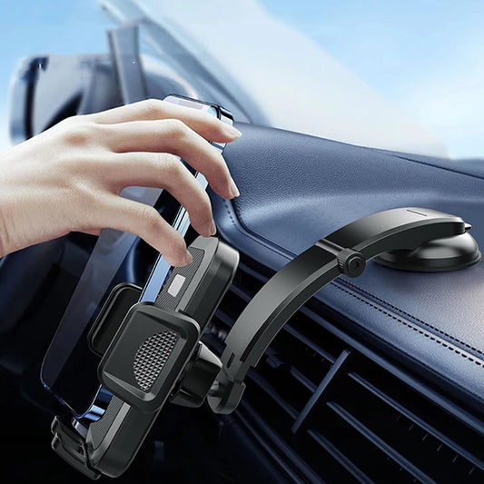 Suction Cup Car Phone Holder 360° Rotation Cell Phone Support Universal Auto Smartphone Stand for Cellphones Width 50-100mm